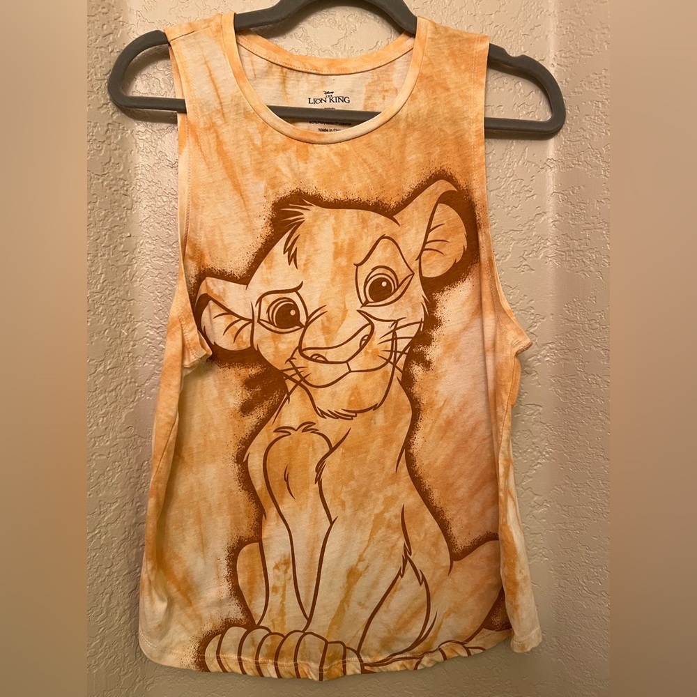 Disney’s Lion King Juniors Preloved Tank Top Size Medium (7-9)